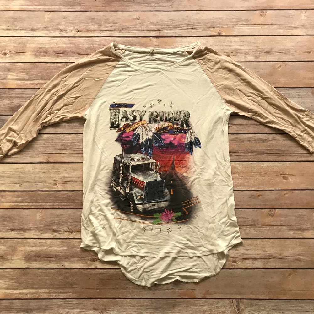 Spell & The Gypsy Collective Easy Rider Raglan Tee - Picture 2 of 4